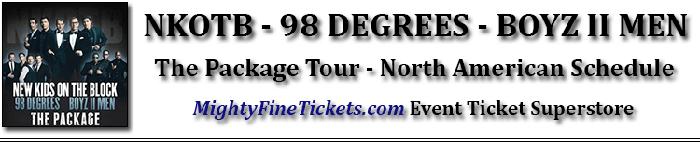 NKOTB Package Tour 2013 Concert Tickets NKOTB Tour Dates & Schedule