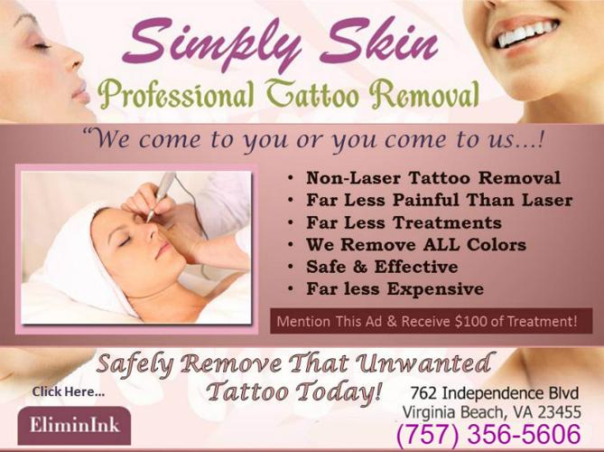 *Non-Laser Tattoo Removal * We Can Remove ALL Colors Safely!!!