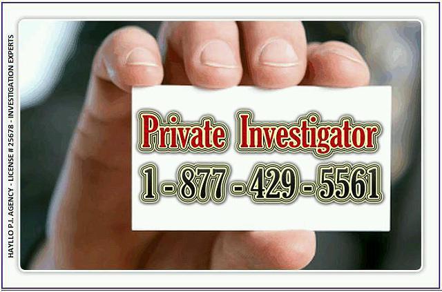 Northridge. Private Investigator. 1-877-429-5561.