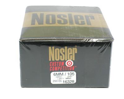 Nosler 16328 6mm 105gr CustComp HPBT (250 ct)