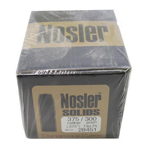 Nosler 28451 375 Cal 300gr FP Solids (25 ct)