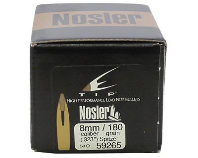 Nosler 59265 8mm 180gr E-Tip (50 ct)