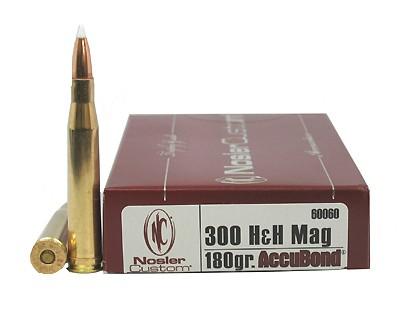 Nosler 60060 300 H&H Magnum 180gr AB (Per 20)