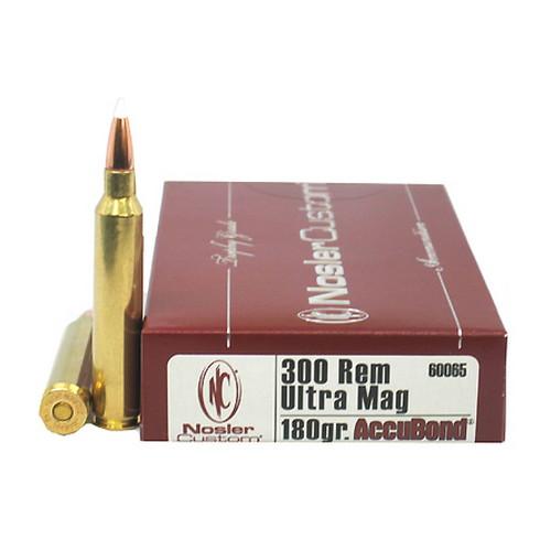 Nosler 60065 300 RUM 180gr AccuBond (Per 20)