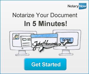 Notarize documents online! Sign from anywhere.