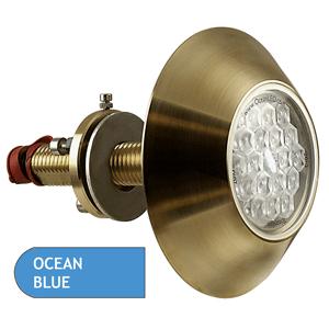 Ocean LED 2010 180 Degree Thru Hull Underwater Light - Super Blue (.