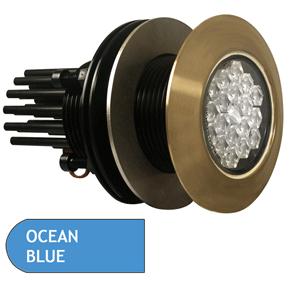 Ocean LED 2010FM 180 Degree Flush Mount Underwater Light - Super Bl.