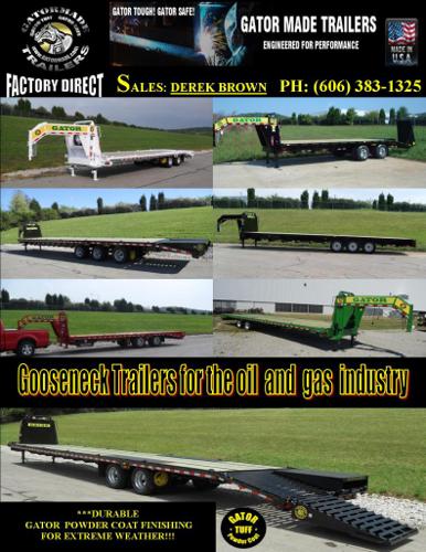 oilfield trailers Exclusive design - Tough Trailers for all kind of jobs- Gatormade Trailers