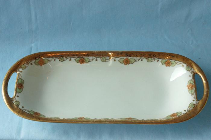 Old Hand Painted Nippon Serving Tray