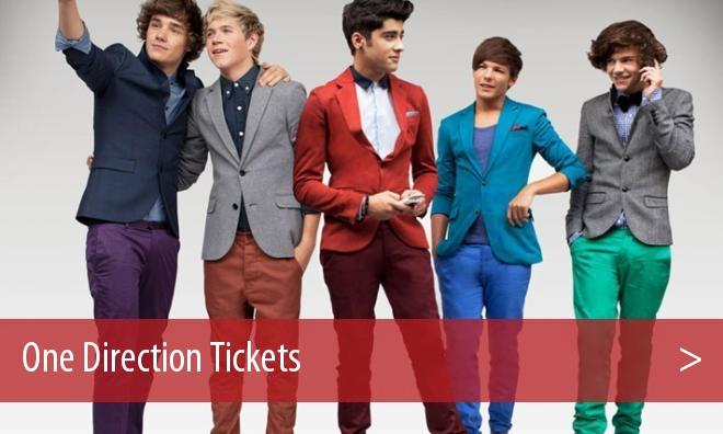One Direction Mansfield Tickets Concert - Comcast Center - MA , MA