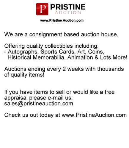 ** Online Collectible Auction: LIVE! Autographs, Sports Cards, Coins, Art **
