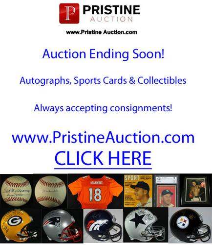 Online Collectible Auction: LIVE! Autographs, Sports Cards, Coins, Art