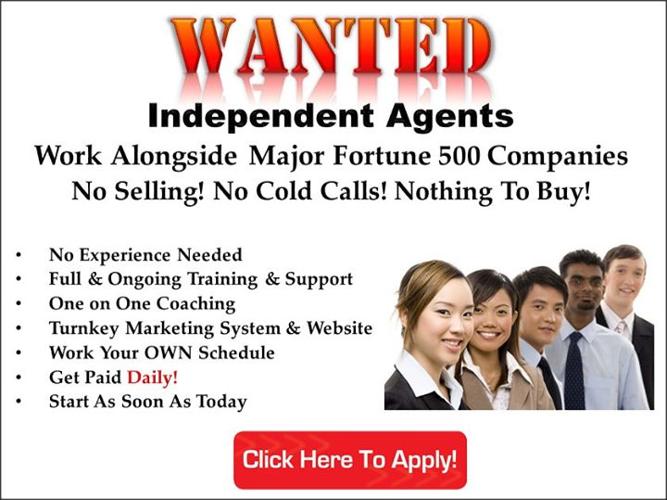 Online Referral Agent Position (INDEPENDENT PERSONEL ONLY!)