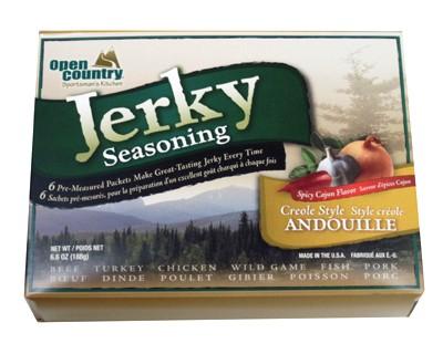 Open Country Jerky Spice 6-Pack - Andouille BJA-6SK