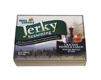 Open Country Jerky Spice 6-Pack -Pepper/Garlic BJG-6SK