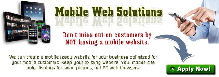 Optimize YOUR Website for Mobile Smart Phones