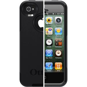 OtterBox Commuter Series f/iPhone® 4/4S - Black (APL4-I4SUN-20-.
