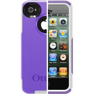 OtterBox Commuter Series f/iPhone® 4/4S - Viola Purple/White (A.