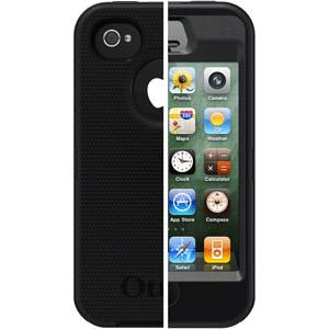 OtterBox Defender Series f/iPhone® 4/4S - Black (APL2-I4SUN-20-.