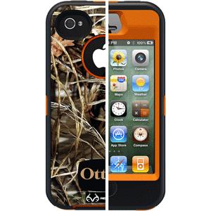 OtterBox Defender Series f/iPhone® 4/4S - Blaze Orange/Max4HD C.