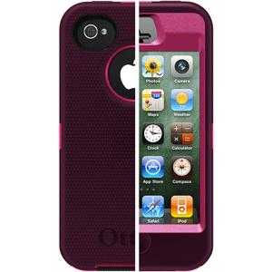 OtterBox Defender Series f/iPhone® 4/4S - Pink/Plum (APL2-I4SUN.