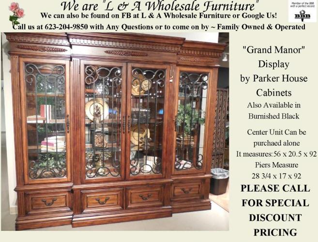 ~ Over Sized Display CURIO China CABINET ~