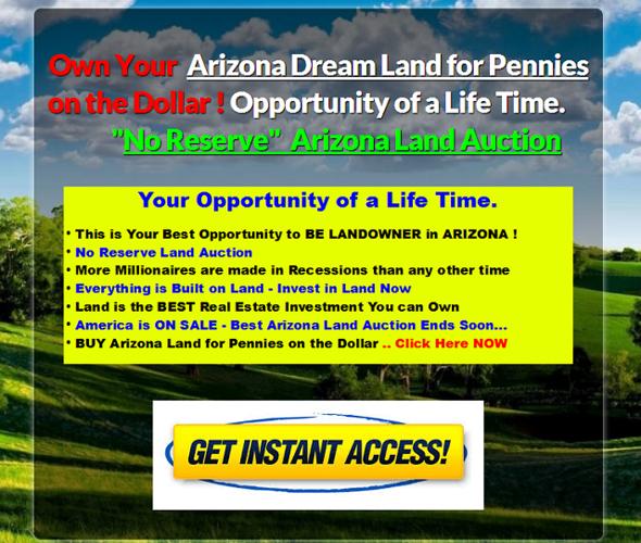 Own Your Arizona USA Dream Land - For Pennies on .....