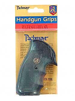 Pachmayr Grip Gripper Black w/Finger Grooves Rug Security Six 3175