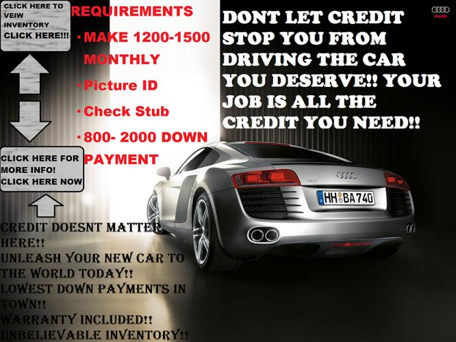 Pain Free Car Buying Low Downs!! No Credit Check Super Sale Look!!