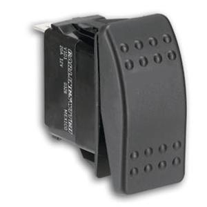 Paneltronics Switch SPST Black Off/(On) Waterproof Rocker (004-178)