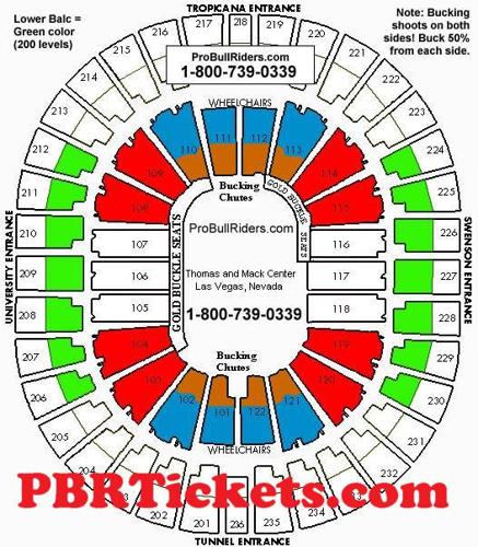 PBR Tickets - Pro Bull Riders - Vegas - 2015 *30EA & up* CALL: 1-800-739-0339
