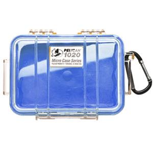 Pelican 1020 Micro Case w/Clear Lid - Blue (1020-026-100)