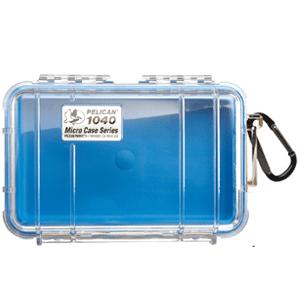 Pelican 1040 Micro Case w/Clear Lid - Blue (1040-026-100)