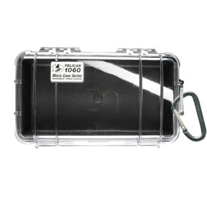 Pelican 1060 Micro Case w/Clear Lid - Black (1060-025-100)