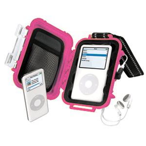 Pelican i-1010 Case f/iPod 1st/2nd Gen Nano & Shuffle - Pink (1010-.