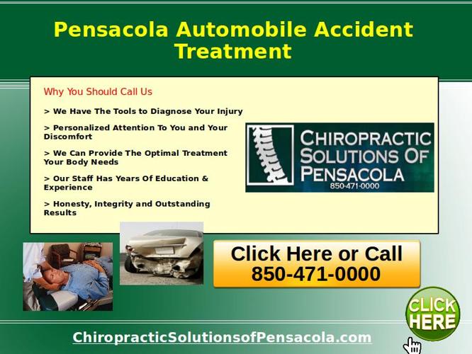 Pensacola Automobile Accident Treatment 850-471-0000