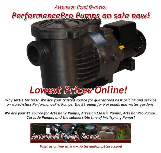 PerformancePro Pumps, Pond Supplies, Lowest Price