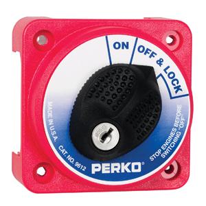 Perko 9612DP Compact Medium Duty Main Battery Disconnect Switch w/ .