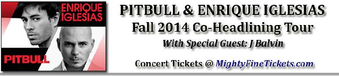 Pitbull & Enrique Iglesias Concert Duluth Tickets 2014 Gwinnett Center