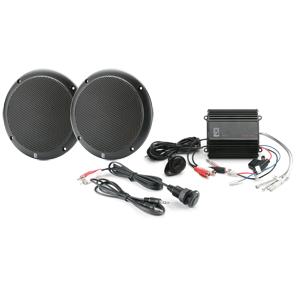 PolyPlanar MP3-KIT-AB MP3 Input/Speaker/Amp Kit - Black (MP3-KIT-AB)