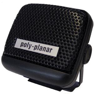 PolyPlanar VHF Extension Speaker - 8W Surface Mount -(Single) Black.