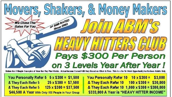 POSTCARD CASH Heavy Hitters Club - $300, $75, $25 Fast Start Checks Paid Daily - FREE Postcards