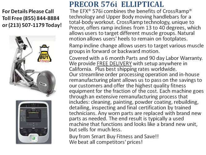 Precor EFX 576i Elliptical - SUPERB Shape - BEST DEALS HERE!
