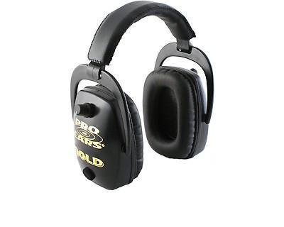 Pro Ears GS-DPS-BLACK Pro Slim Gold NRR 28 Black w/Next Day Air Shi.