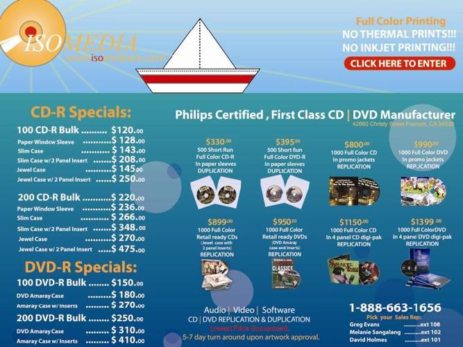 Professional & Affordable CD/DVD Duplication or Replcation