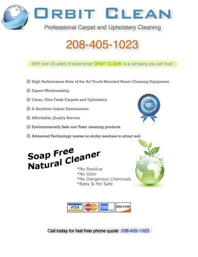 Professional Carpet and Upholstery Cleaning