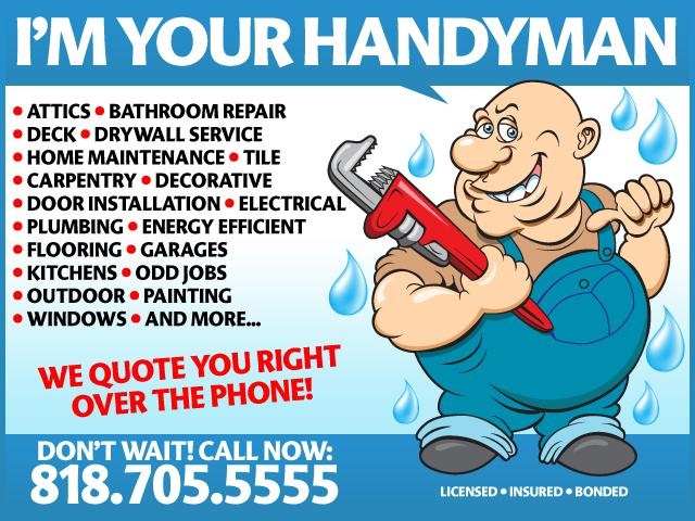 ~professional craftsman handyman 818 705 5555 encino