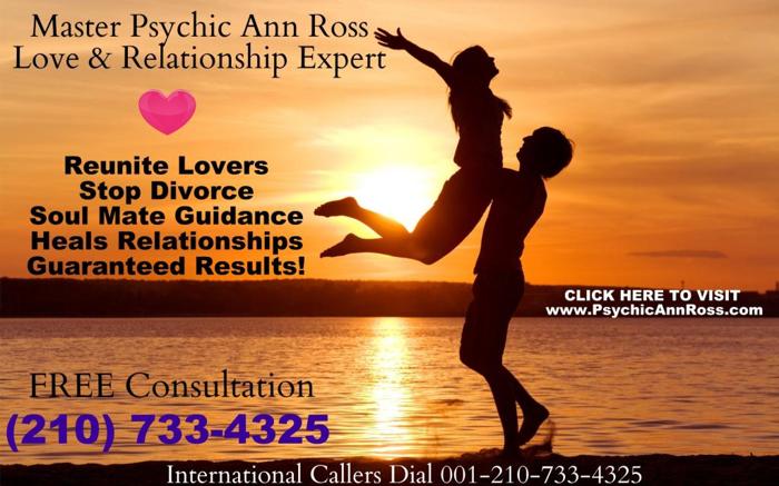 Psychic Spiritualist Relationship Expert and Healer