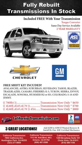 ***** Quality Chevy / GM Transmission Rebuilds ***** In Stock Now!