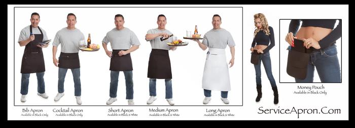 Quality Food Server Aprons in Stock